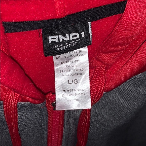 And1 Jacket with Zipper - Picture 5 of 5